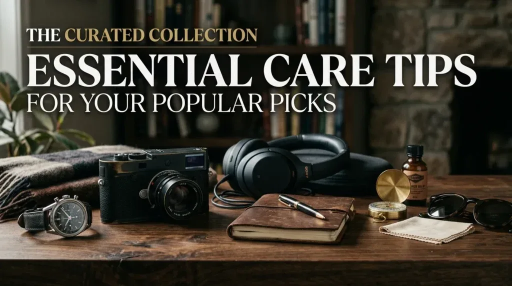 For this article, select a creative concept directly related to the topic, and create visuals with cinematic quality and the aesthetic of an editorial magazine cover, ensuring each composition is unique and distinct. The visuals must be in landscape format, with a 16:9 aspect ratio, and feature a wide, horizontal composition—vertical or square formats are strictly prohibited. Wide landscape format only, no portrait, no square.“Essential Care Tips for Your Popular Picks”