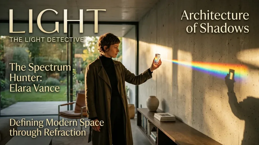 For this article, select a creative concept directly related to the topic, and create visuals with cinematic quality and the aesthetic of an editorial magazine cover, ensuring each composition is unique and distinct. The visuals must be in landscape format, with a 16:9 aspect ratio, and feature a wide, horizontal composition—vertical or square formats are strictly prohibited. Wide landscape format only, no portrait, no square.“Becoming a Light Detective: Assessing Your Home's Conditions”