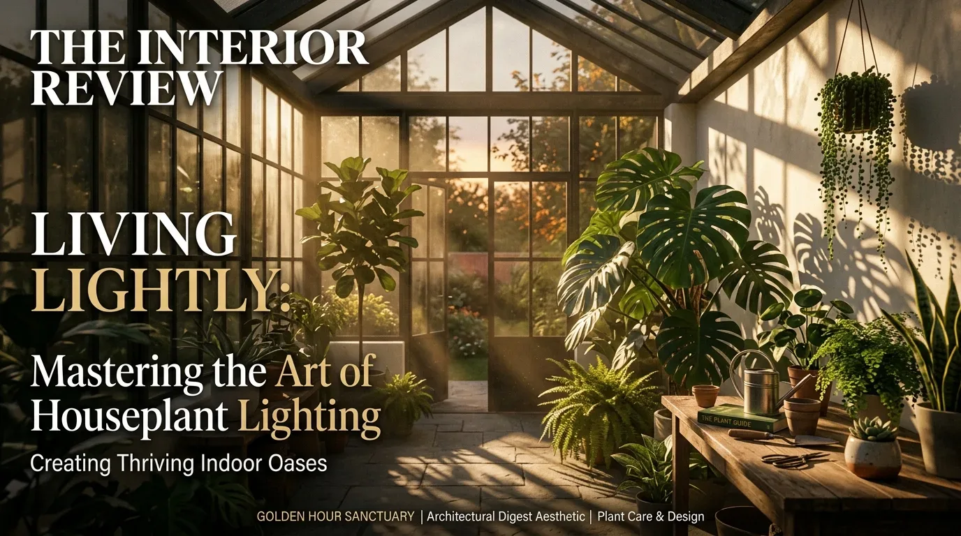 Houseplant light guide